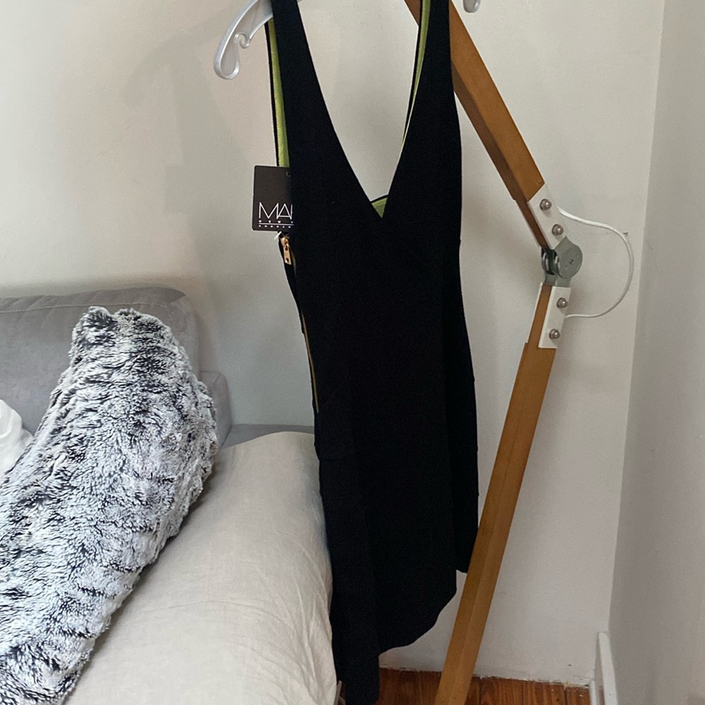 Black dress  with zipper